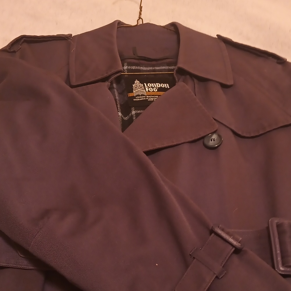 London fog long coat